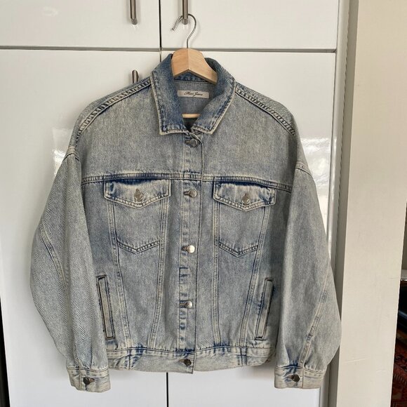 Mavi, Rosa, All For Love, Pride Collection Denim Jacket, Size L UNISEX - Picture 2 of 6